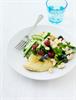 Omelet med grønt tilbehør